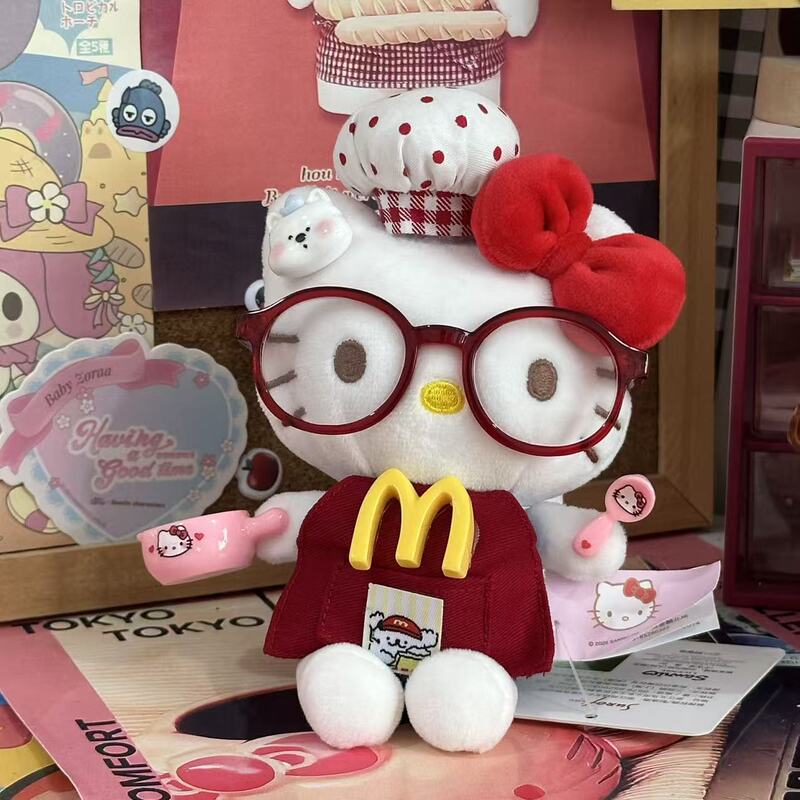 ハローキティバッグペンダントリトルシェフシリーズハローキティ人形ペンダントかわいい漫画人形キーホルダー|undefined