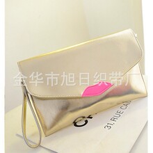 2014夏季新款韩版时尚女包个性小嘴唇女士单肩斜跨包手拿包批发潮