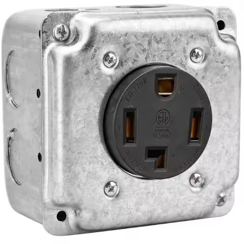 30ANEMA14-30R ドライヤー出口ソケット角カバープレートストレートブレード工業用グレード 125/250 ボルト|undefined