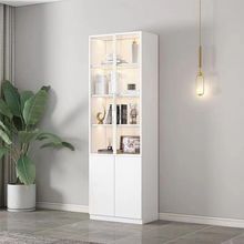 自家工厂酒柜门展示柜玻璃门自装铝合金钢化新款极窄玻璃