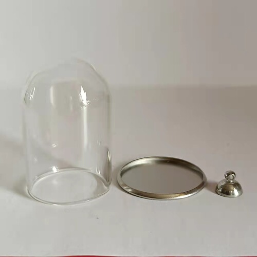 Glass Dome DIY Accessory 2538 Straight Bell Cover Vintage Base Pendant Material Wholesale