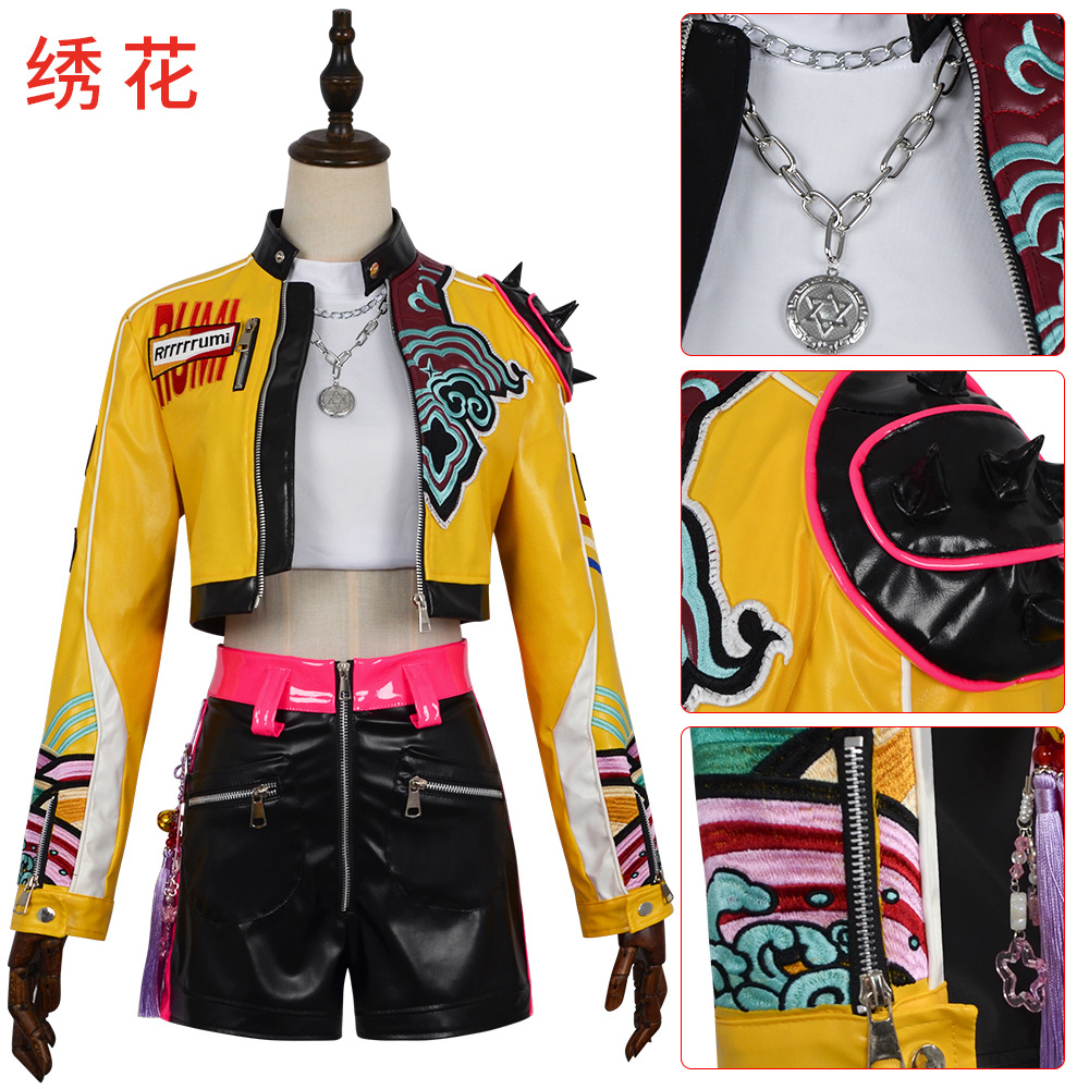 Nuevo producto transfronterizo Grupo de chicas Hallyu K-POP de grupo de brujas de caza cos ropa de cosplay de Rumimila Zoe
