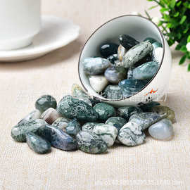 厂家供应天然水草玛瑙碎石小颗粒碎石鱼缸花盆装饰石