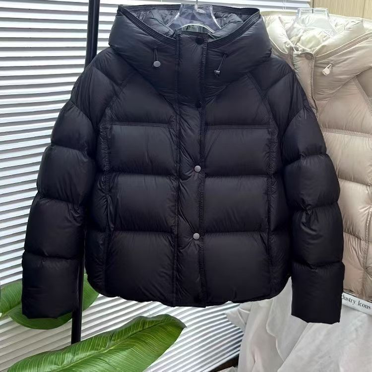 冬季羽绒棉服女短款泡芙高级感棉衣2025新款连帽面包服宽松厚棉袄|undefined