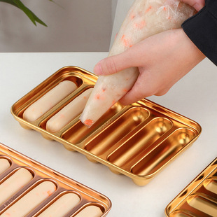 304 stainless steel DIY sausage mold household baby food supplement making tools steamed and roasted homemade hot dog baking tray