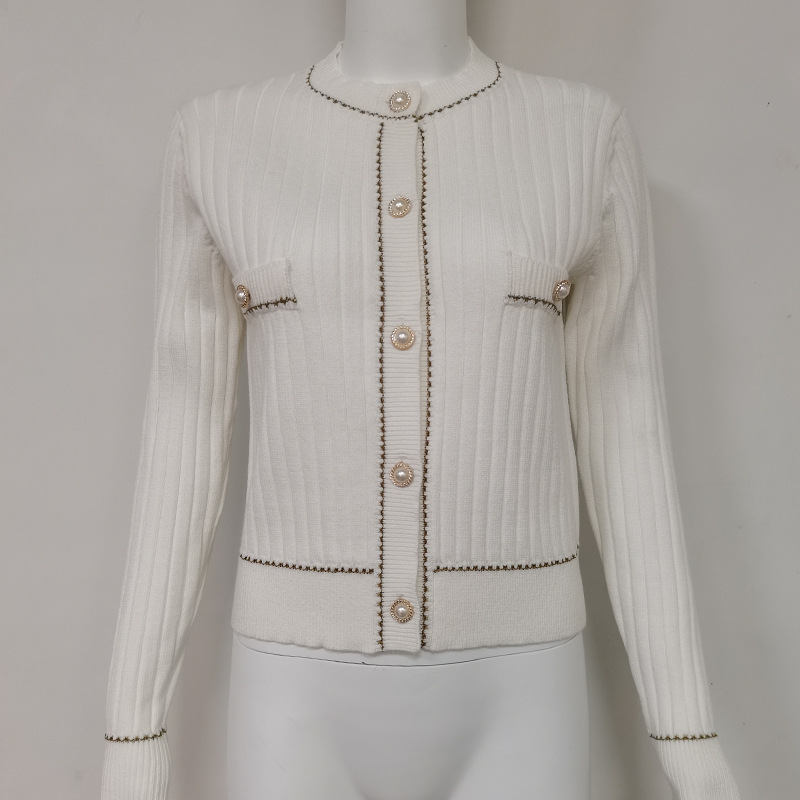 elegant white sweater