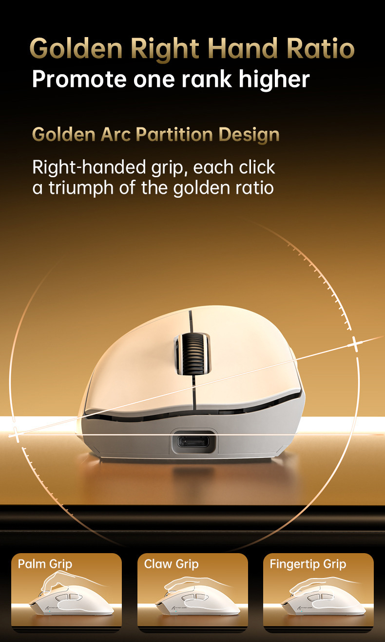 ATTACK SHARK Mouse wireless Attack Shark V8, leggero PAW3950, giochi, The Third Mock Examination, 8K_voghion.com