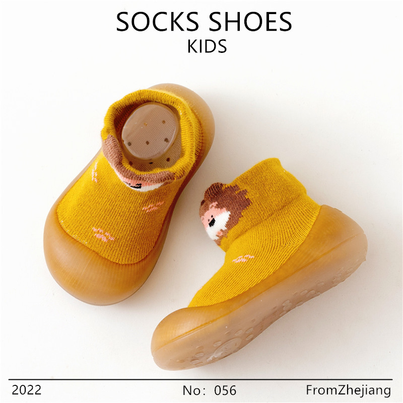 Bebé Niño Zapatos de fondo suave antideslizante primavera y otoño bebé calcetines Zapatos interior y al aire libre caminar Educación Temprana Infantil transpirable zapatos y calcetines