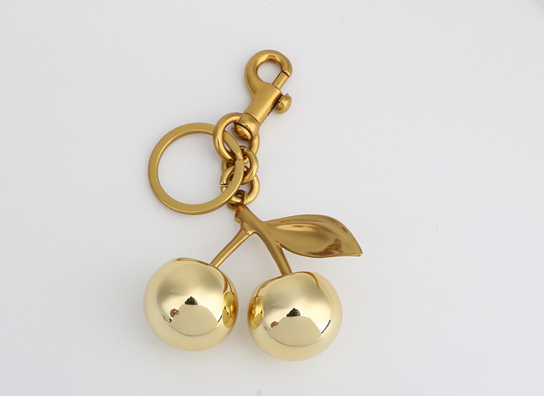 54g Weight Bag Charms Bag Accessories Type 1 Piece Quantity Holiday, Banquet, Daily Occasion Zinc alloy Material Cherry Pattern Casual, Elegant, Lady Style 1 Piece Zinc Alloy Cherry Bag Charms 4