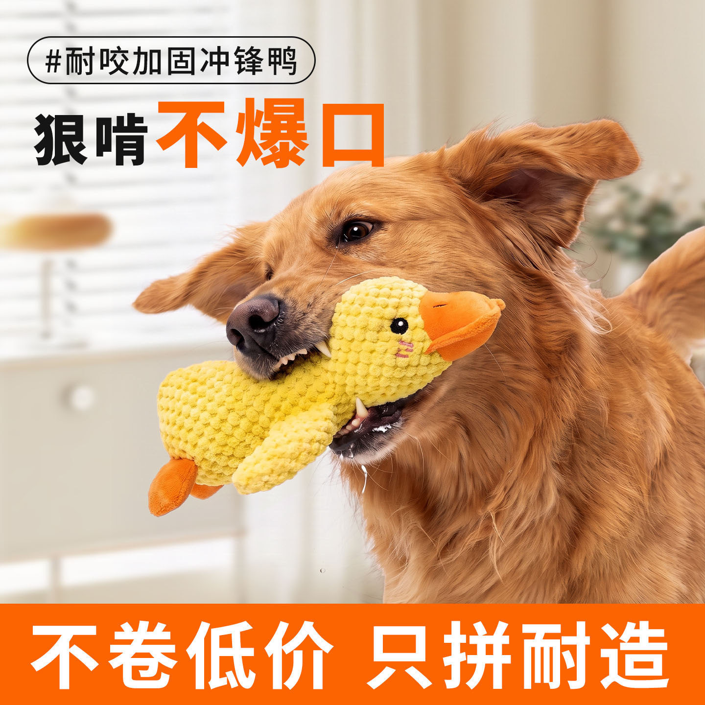 고양이 노란 오리 개 장난감 봉제-저항하는 Molar 사운드 해결 인공물 황금 Corgi 애완 동물 용품