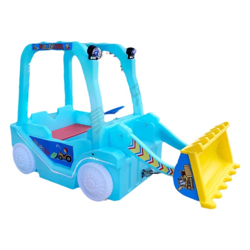 Nuevo coche de choque cuadrado, coche de juegos para niños eléctrico doble, parque de atracciones luminoso, parque comercial, código de escaneo, puesto