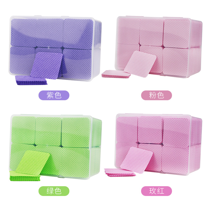 1080 piezas de pegamento de pestañas botella de tela de limpieza de uñas mágicas limpieza de algodón sin cabello limpieza de algodón de uñas