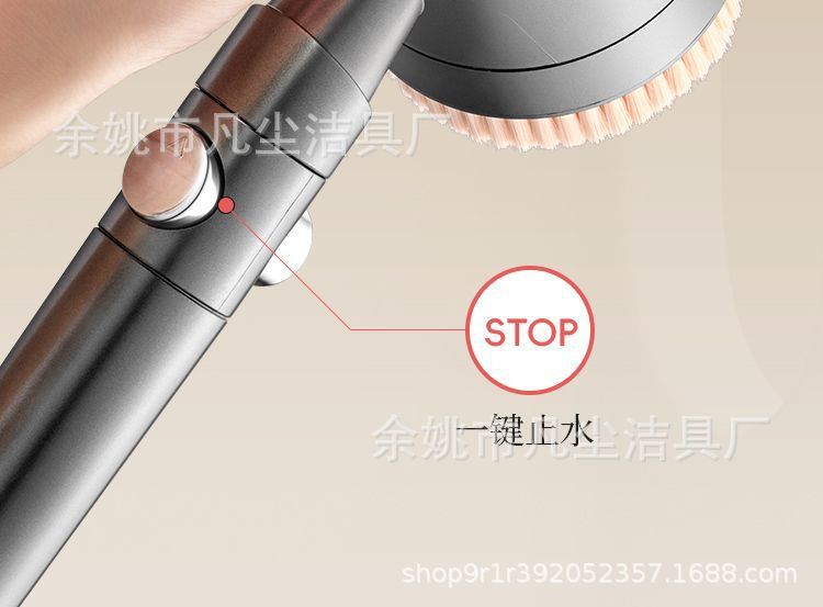 Bath brush, turbocharged shower head, super pressurized bathroom shower head, rain shower massage, bath showerhead set undefined