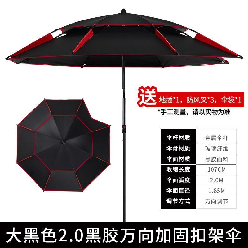 **reinforced & heavy-duty double-layer swivel display stand - r2 model 2.0m vinyl - black**