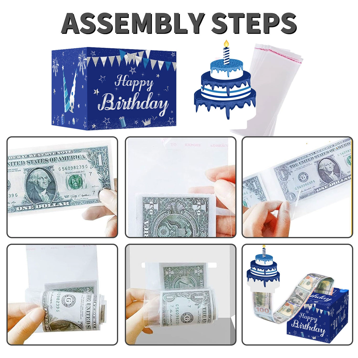 Новый подарок на день рождения оформление декора Money Pump Box Birthday Architecture Happy Birthday Surprise Surprise Money Box