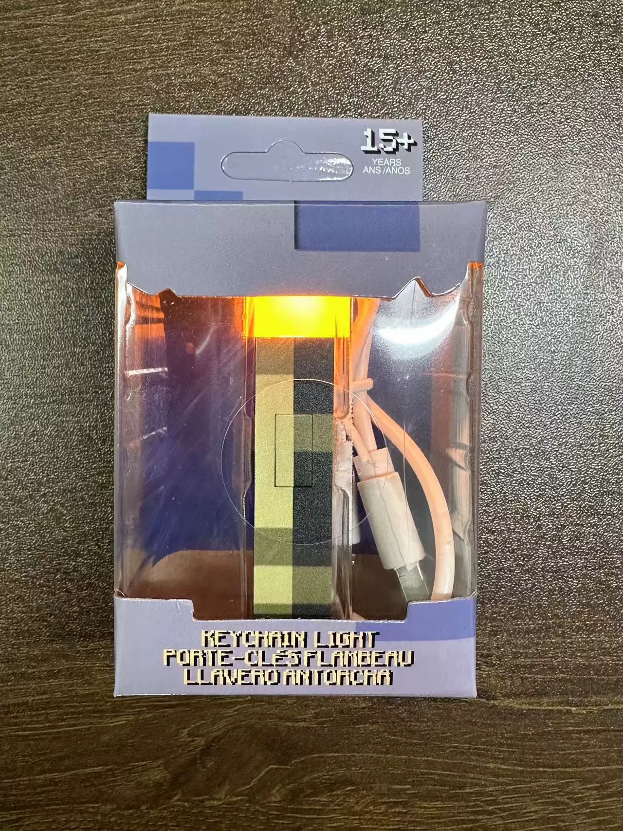 Minecraft Minecraft Peripheral Torch Torch Light Luminous Keychain Mini Torch Model Pendant for Play