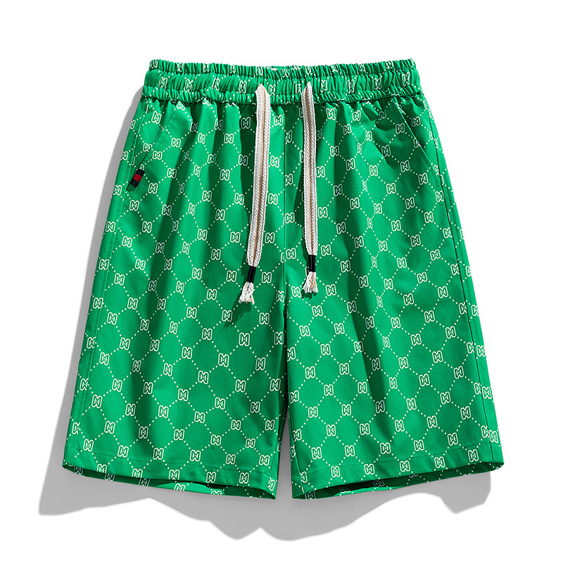 Pantalones cortos de moda de verano, pantalones casuales, pantalones deportivos de impresión rectos sueltos, fábrica de pantalones al por mayor