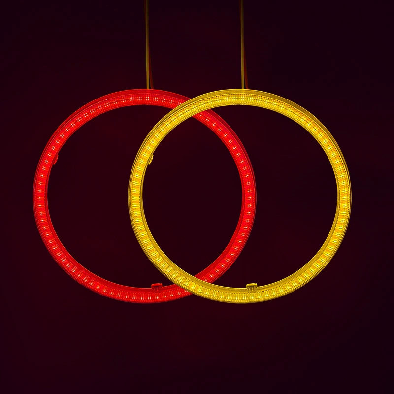 Ангельские глазки, светодиодные линзы для фар, декоративные дневные ходовые огни, противотуманные фары, универсальная модификация с высокой яркостью.