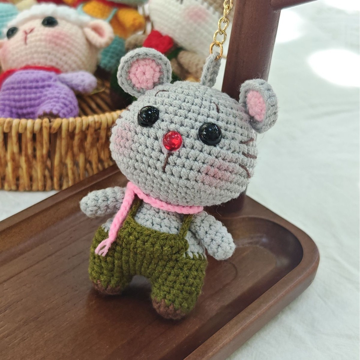 Colgante del zodiaco tejido a mano, muñeco de ganchillo hecho a mano, regalo lindo y personalizado, venta al por mayor y al por menor