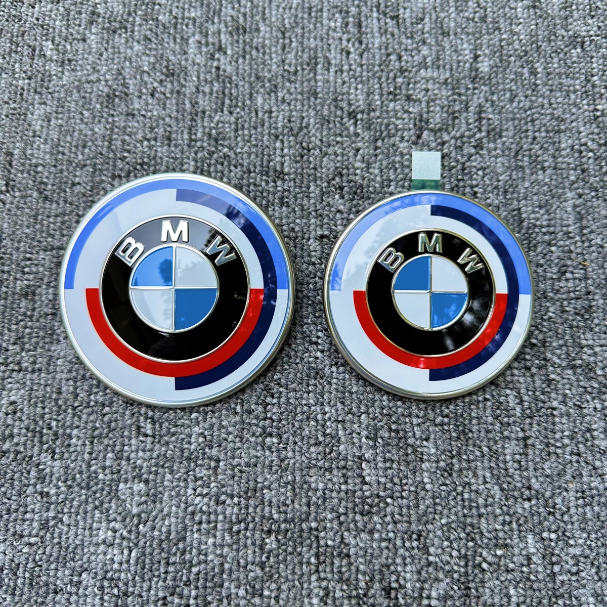 Suitable for Bmw Car Logo 7-Piece Set 50Th Anniversary Edition Thunder Black and White Exclusive Limited Edition Collaboration Model