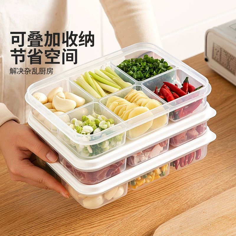Холодильник свежие продукты под-шток коробка для мяса заморозить коробка имбирь лук персонаж контейнер для хранения запас овощная коробка