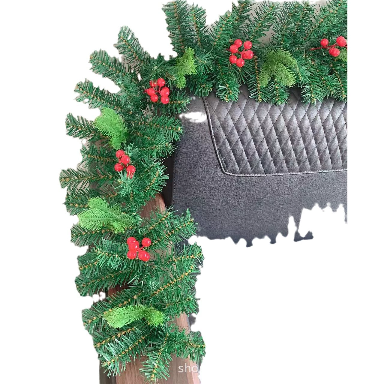 Christmas decoration Christmas rattan hotel mall 2.7 encryption bar window artificial hanging decorations Christmas atmosphere