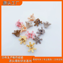 莫兰迪色小皇冠发夹发饰亮面女宝迷你侧边装饰夹碎发刘海夹发抓子