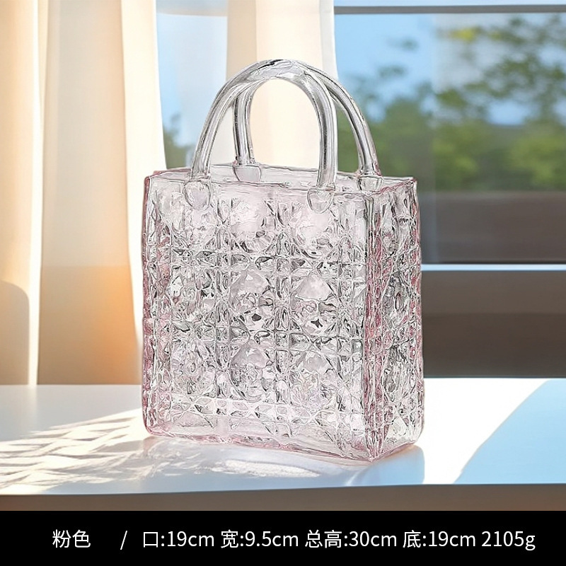 다이애나 왕세자비 핸드헬드 꽃병 핑크