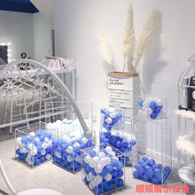 铁艺挂网片网格铁网照片墙货架加粗饰品超市展会展示架子白色格子