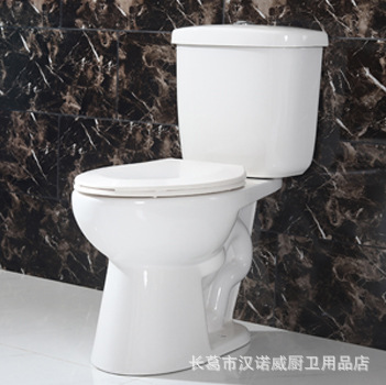 Household siphonic hotel apartment anti-odor, water-saving, large-diameter anti-splash water engineering ceramic toilet seat undefined