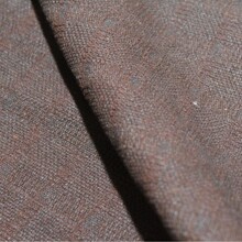 红云纱手工薯莨染格纹提花 紫檀色柞蚕丝 莨绸 70姆米 幅宽115cm