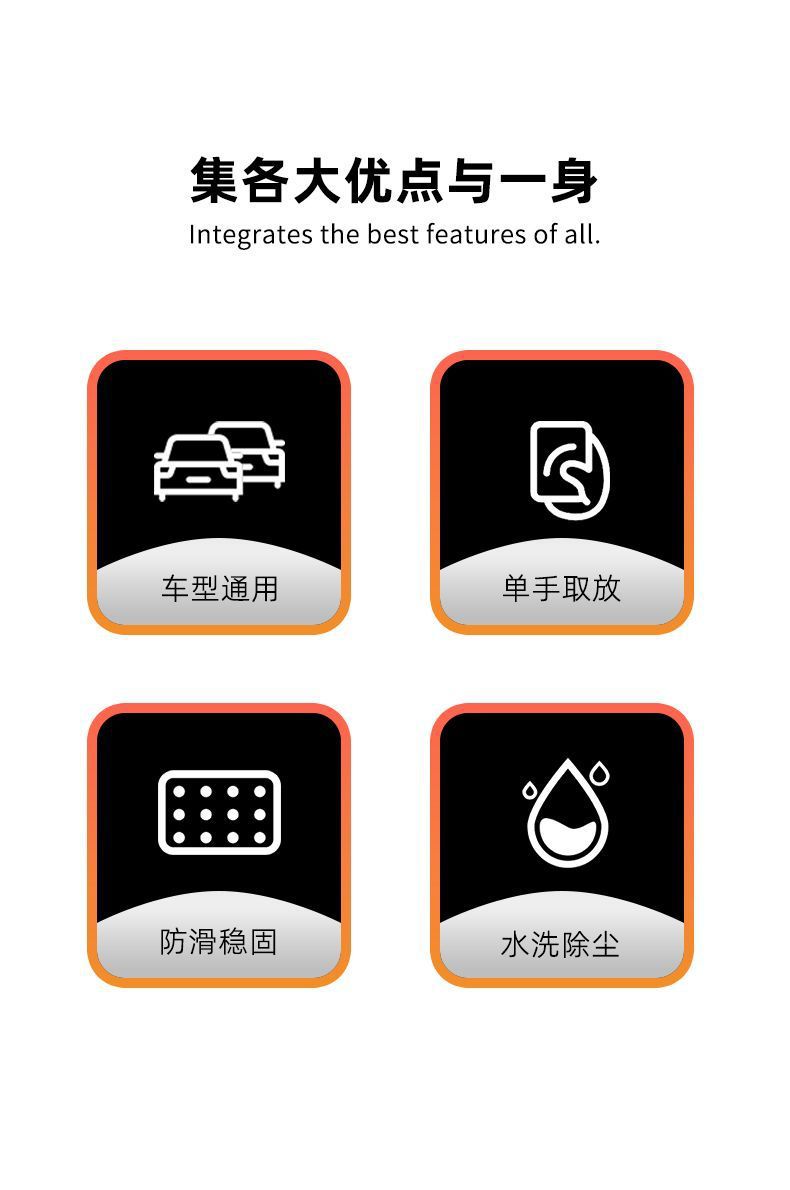 Anti-Slip Mat for Mobile Phone Navigation Holder, Parking Sign, Dashboard Center Console Storage Mat, Dashboard Anti-Slip Mat