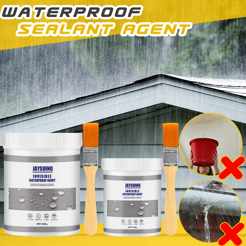 Jaysuing Sealant Waterproof Adhesive Toilet Kitchen Exterior Wall Leak-proof Water Blockage Repair-free Brick Leak Repair Coating
