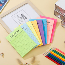跨境专供学生彩色便利贴荧光便签本个性广告可爱卡通n次贴手帐