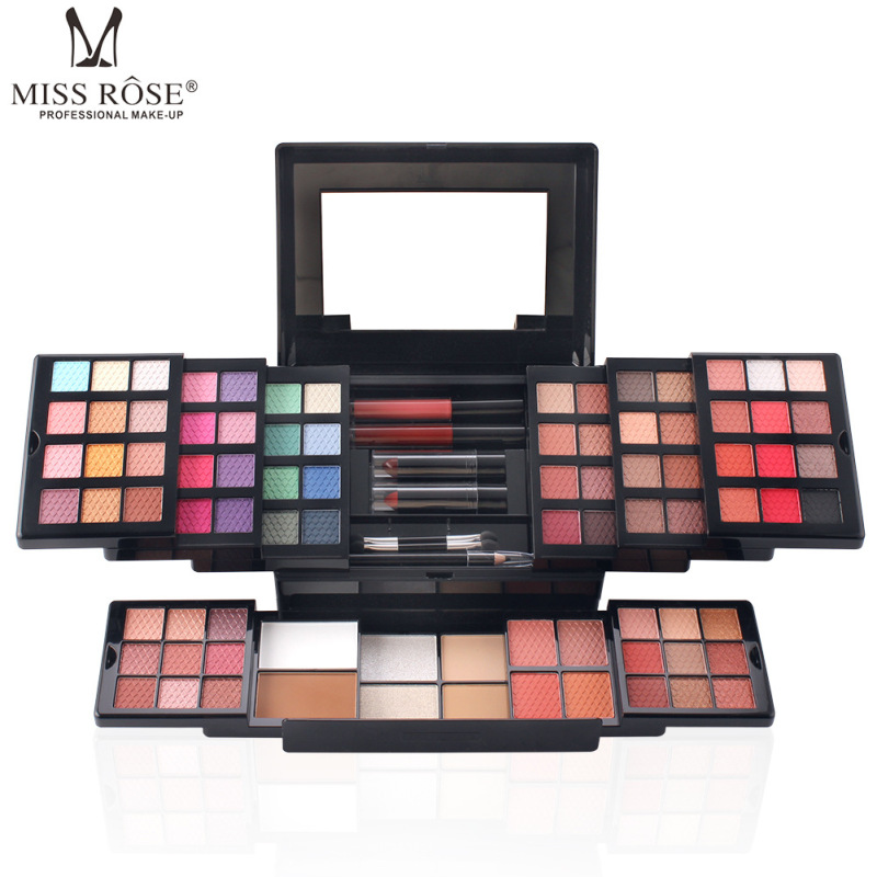 missrose makeup suit cross-border exclusive wholesale eyeshadow plate not easy to decolorize beginner full set beauty gift box
