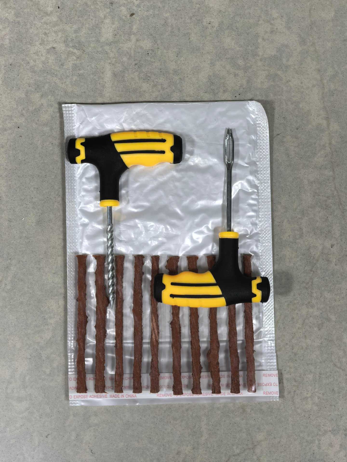 跨境代贴单汽车轮胎补胎工具摩托电动车维修补胎套装汽车补胎工具