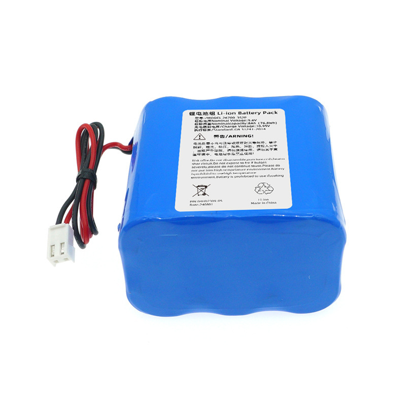メーカーカスタマイズされた 26700 円筒形リチウム電池パック 8000mAh3S2P9.6V モバイル電源大型ファンバッテリー工場|undefined