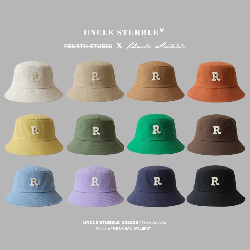 All-match don't pick people R standard fisherman hat wide brim to show face small big face round face can wear sunshade hat men's and women's basin hat All-match don't pick people R standard fisherman hat wide brim to show face small big face round face can wear sunshade hat men's and women's basin hat