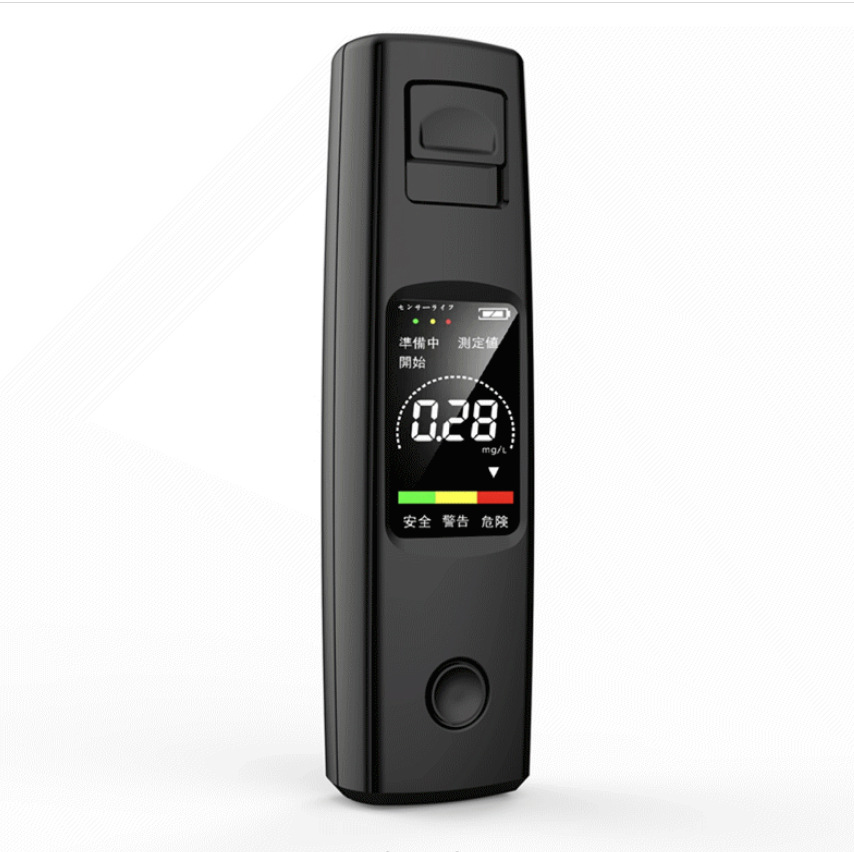 日本版便携式高精度充电测量仪吹气式检测仪交通测酒器酒精测试仪