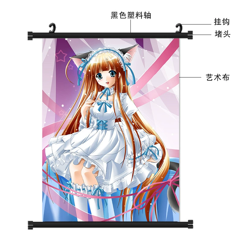 Аниме мультфильм подвесная живопись EPSON HD печать Стар Poster 2D человек выставка настойная свиток картина