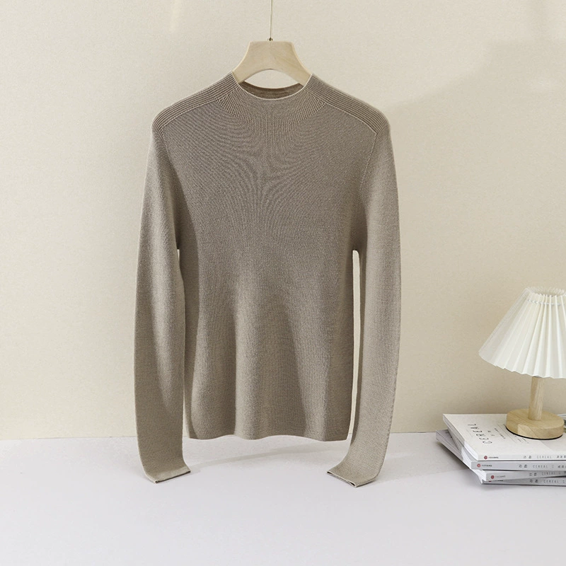 Кашемировый свитер 90S Merino, 48 шт., ультратонкий, машинная стирка, бесшовный, длинный рукав, красная основа