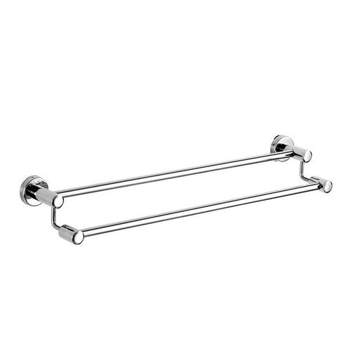 Towel Rack 304 stainless steel without drilling double rod towel bar bathroom shower storage rack bathroom hardware hook