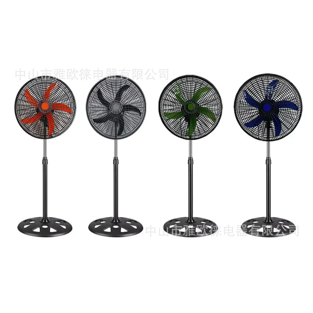 Ventilador de piso de 18 pulgadas, ventilador comercial de viento fuerte tres en uno, ventilador de piso industrial, ventilador vertical de pared para el hogar.