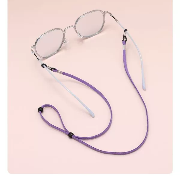 Cross-Border Hot-Selling Sports Anti-Slip Glasses Strap, Suede Cord, Adjustable, Suitable for Students, Basketball Anti-Slip Ear Hook