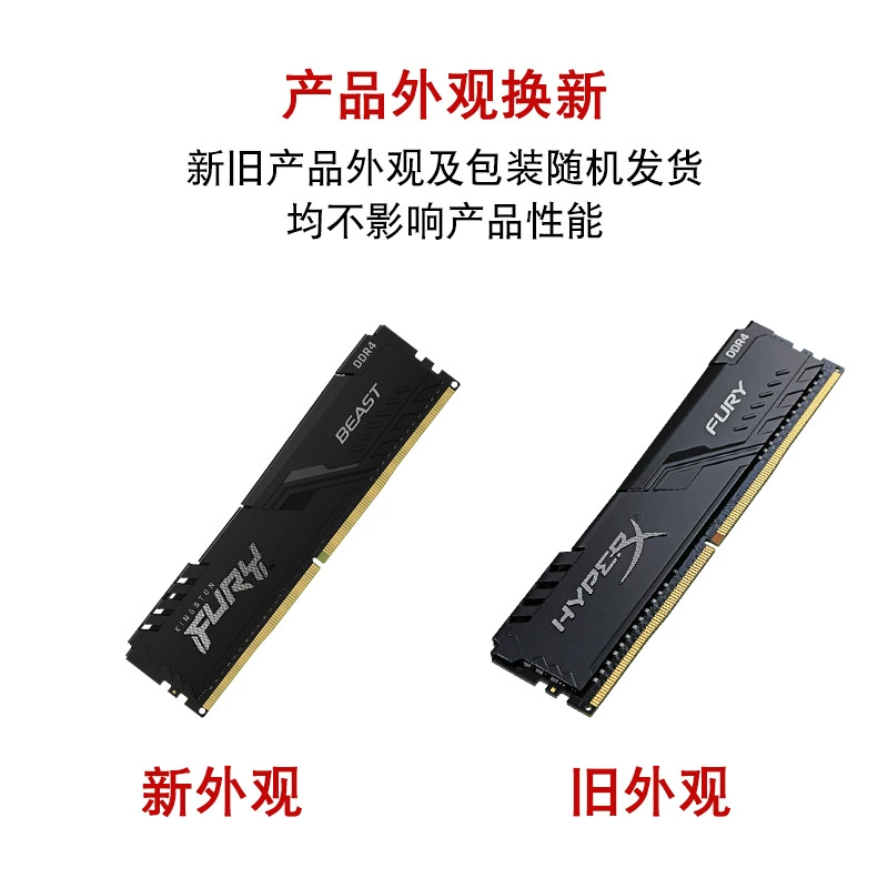 Память для настольного компьютера (Kingston) FURY Beast — DDR4/DDR5, модули 8–32 ГБ, 3200/3600/5600 МТ/с