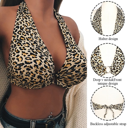  Spring Women's Sexy Deep V Neck Strapless Round Ring Belted Backless Bustier Nightwear Underwear