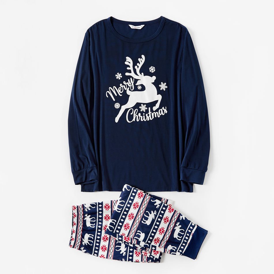 Family Look Letter Elk Pant Co-ord Set T-shirt Two-Piece Sets display picture 8