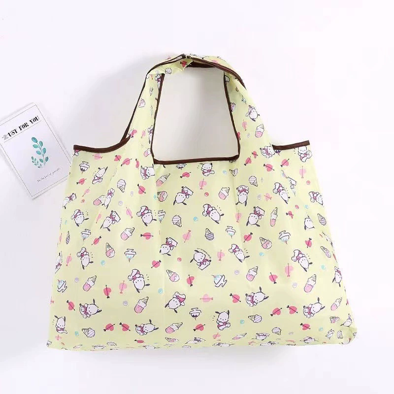 Folding cute cartoon big shopping bag