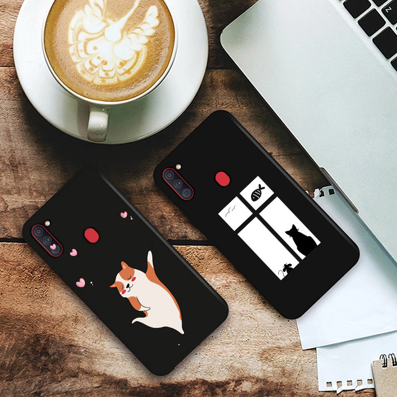 Applicable to Samsung A11 European-style painted soft shell creative ultra-thin silicone beautiful series Drop-resistant shell for pictures