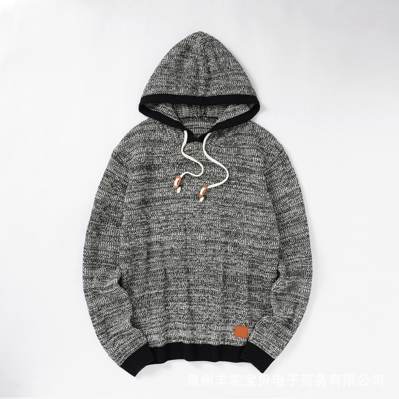 Amazon Independent Station Foreign Trade Cross-border New Men's Sweater European and American Men's Casual Retro Sweater